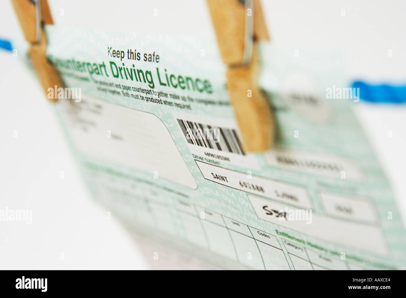 clean-driving-license-concept-stock-photo-alamy