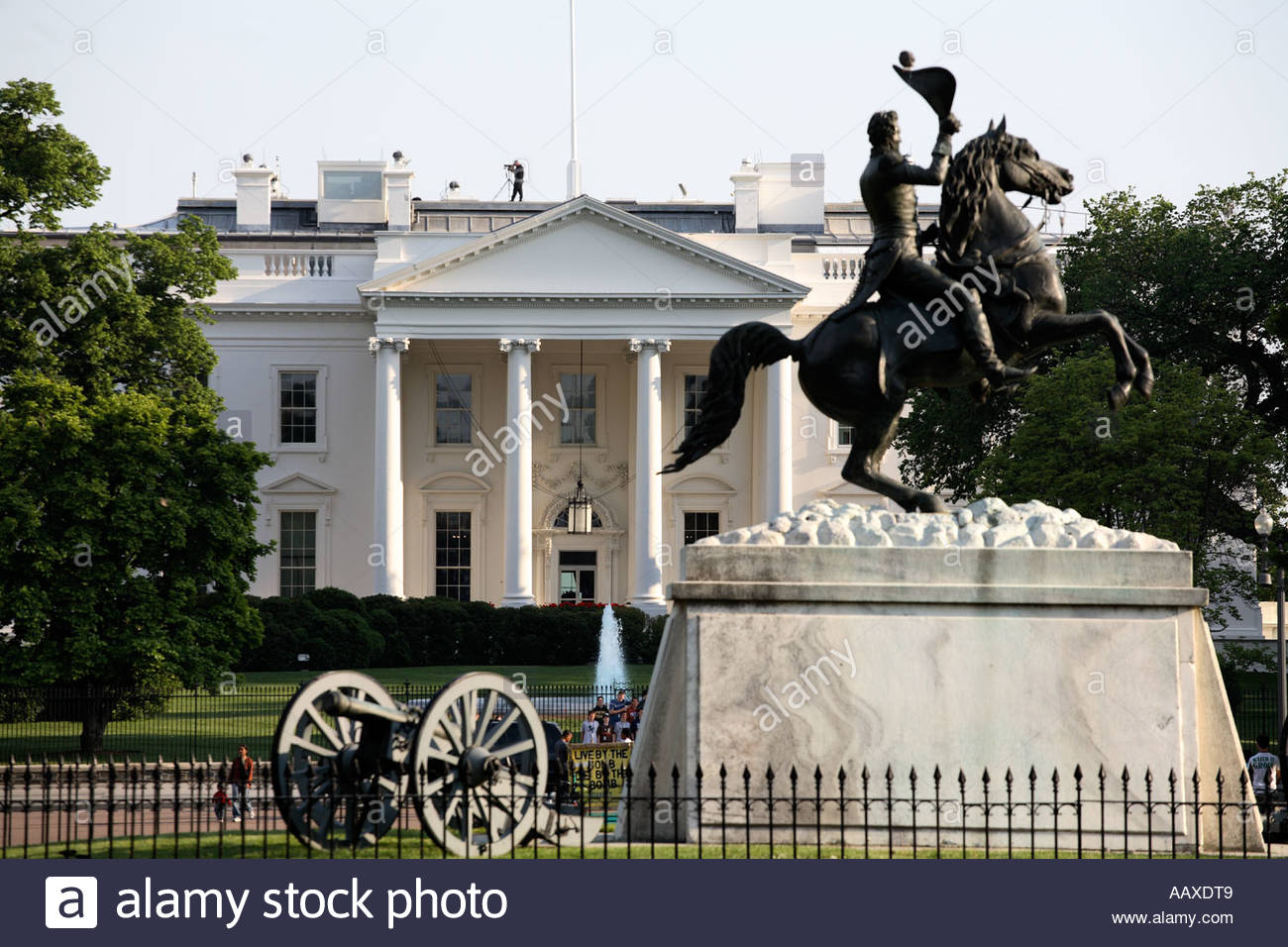 Washington Dc White House Lafayette High Resolution Stock Photography ...