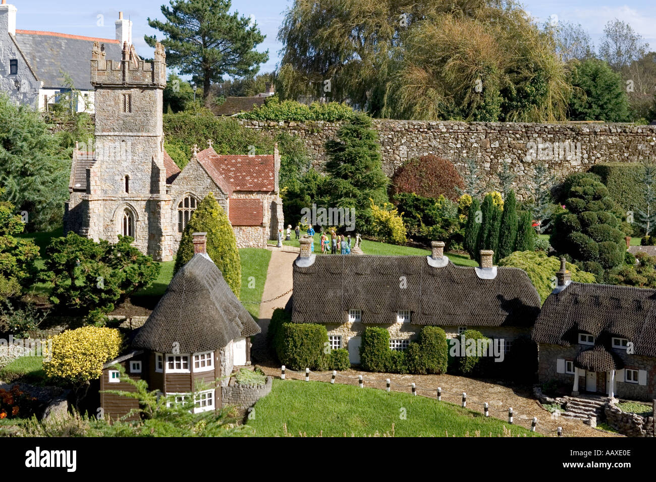 MODEL VILLAGE GODSHILL ISLE OF WIGHT ENGLAND Stock Photo Alamy