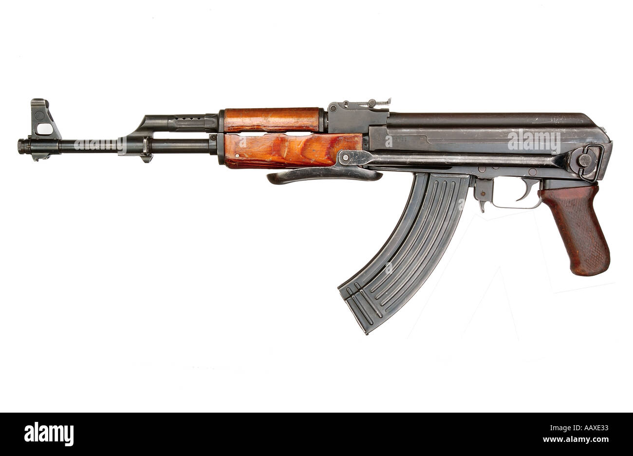 Russian rifle Kalashnikov AK47 Stock Photo