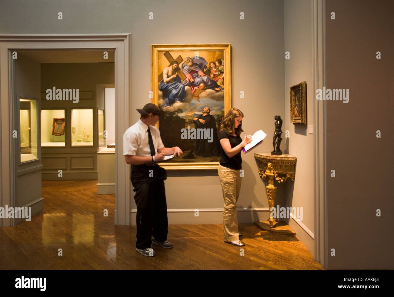 Galleries at Los Angeles County Museum of Art LACMA California United States of America Stock Photo