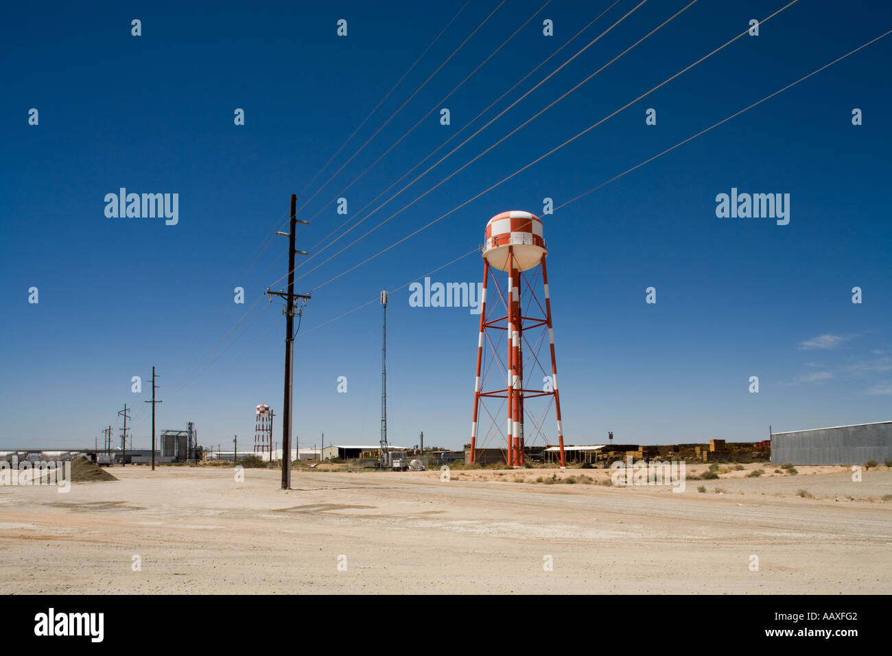 Water Tower Yuma California United States of America Stock Photo Alamy
