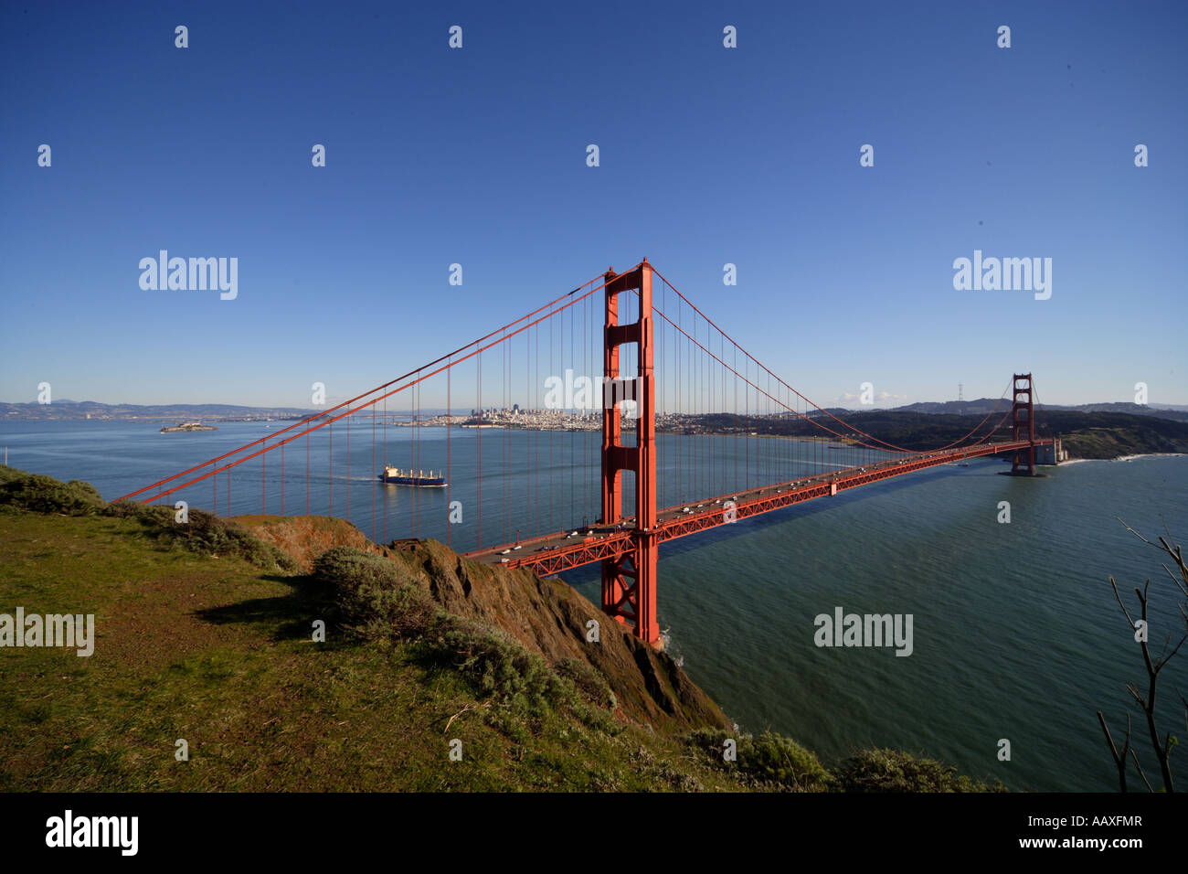 Amerika USA Staaten Reise us californien urlaub Kalifornien Golden gate san franzsico Stadt Golden Gate Bridge Stock Photo