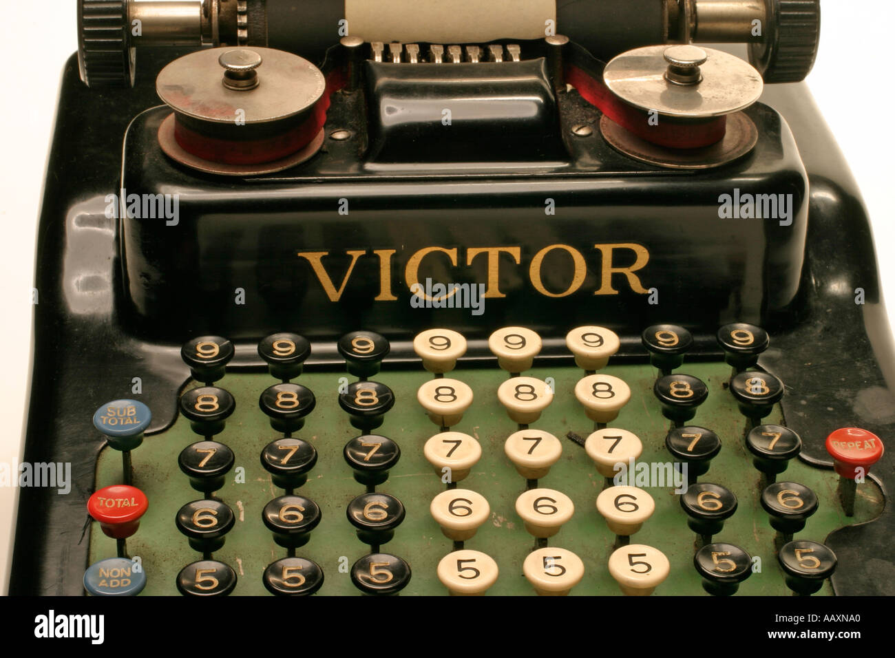 Antique Adding Machine Stock Photo Alamy