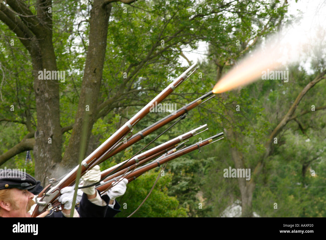 Twenty One Gun Salute Stock Photo Alamy