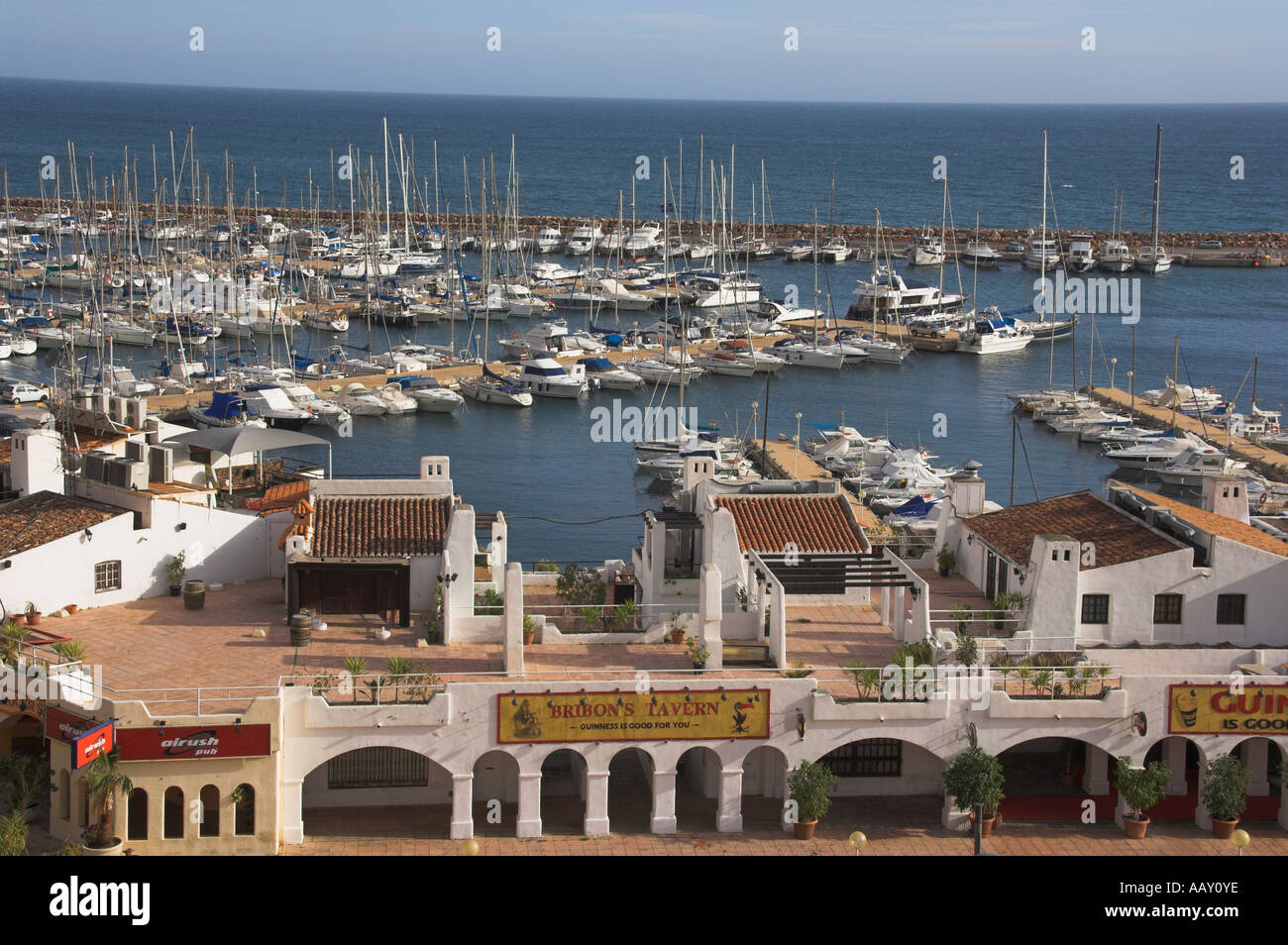 Europe Spain Almeria Aguadulce harbour Stock Photo - Alamy