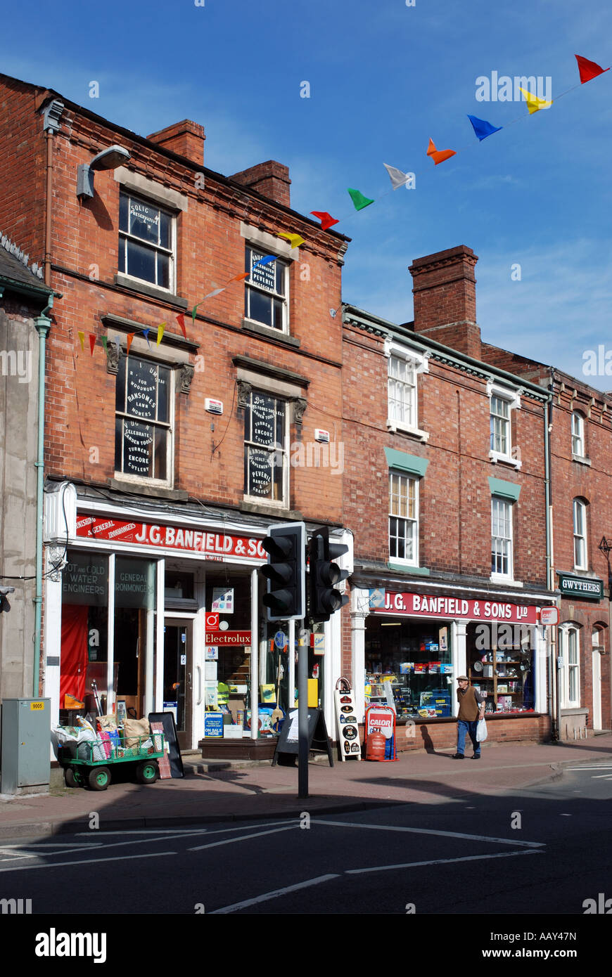Teme Street Tenbury Wells Worcestershire England UK Stock