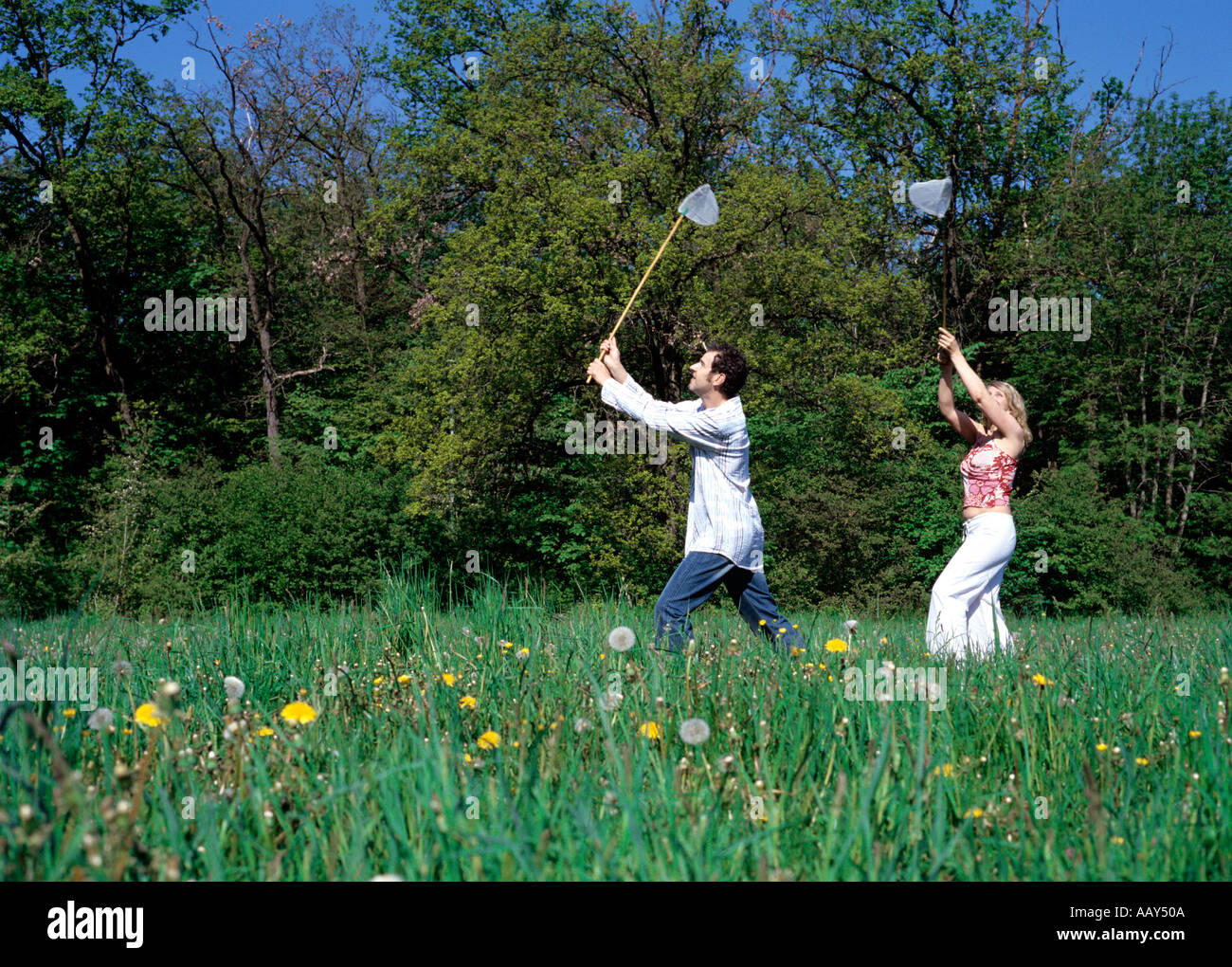 Catching butterflies hi-res stock photography and images - Alamy