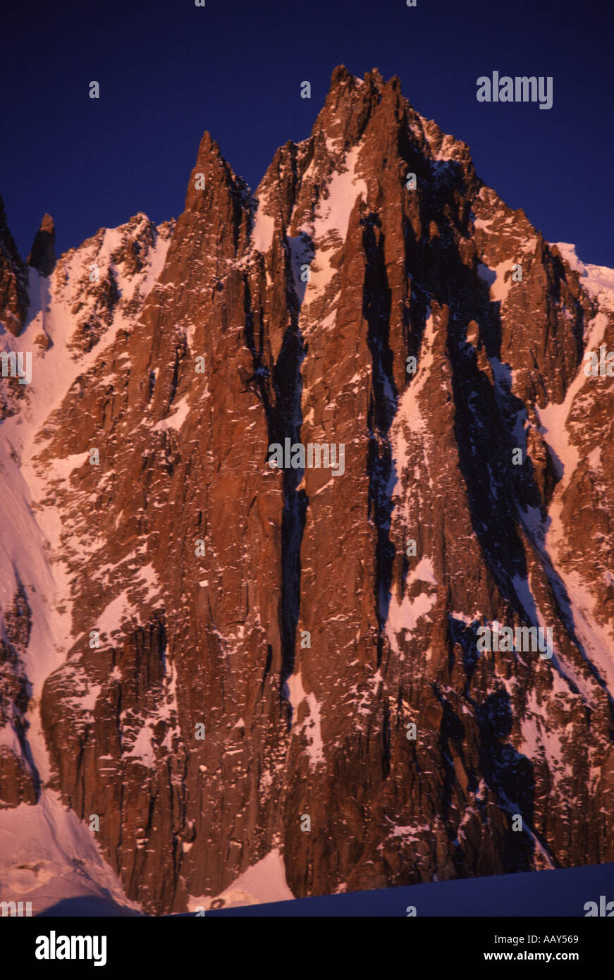 Glacier du geant vallee blanche hi-res stock photography and images - Alamy