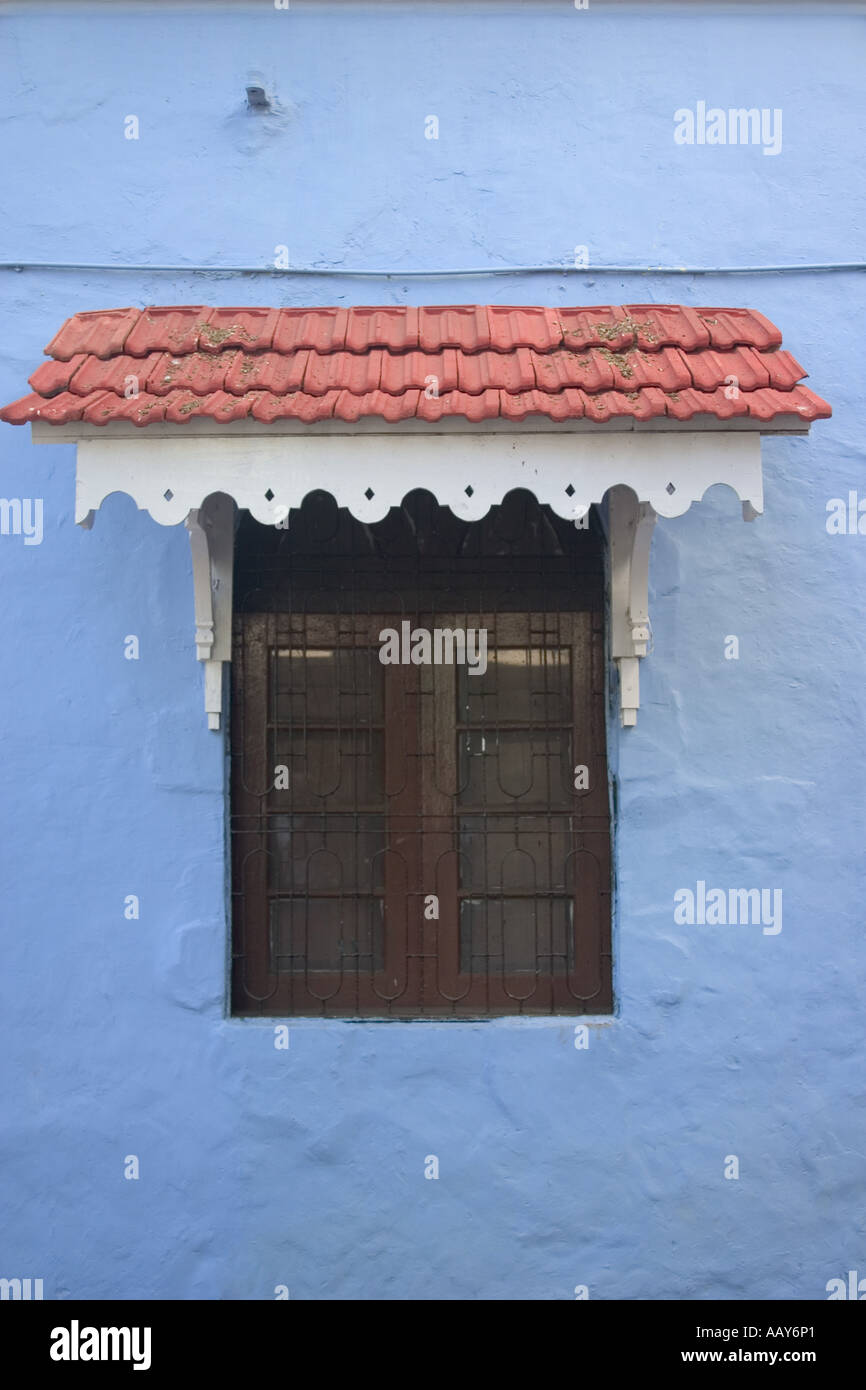 images Indian Window Sunshade Design For House https www alamy com rsc78665 window sun shade awning blue wall red tiles goan architecture image7271392 html
