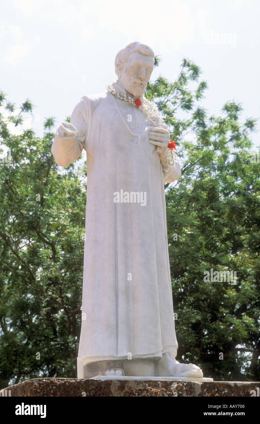 Malaysia Malacca Melaka Statue of St Francis Xavier St Paul's Church