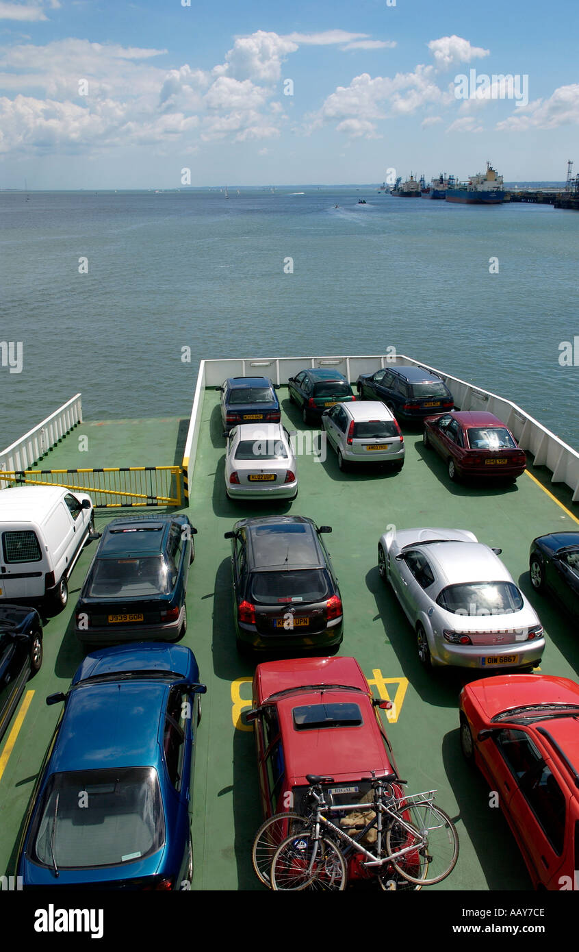 The Red Funnel car vehicle plies between Southampton and the Isle of