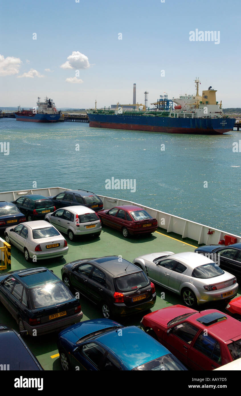The Red Funnel car vehicle plies between Southampton and the Isle of