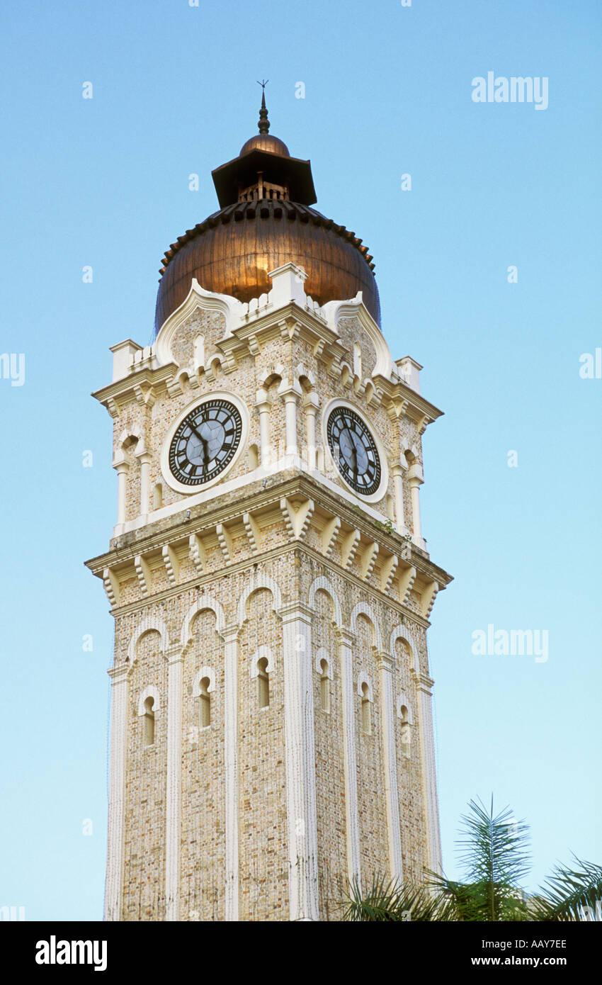 Clock Tower Malaysia Kuala Lumpur Sultan Abdul Samad Building Stock