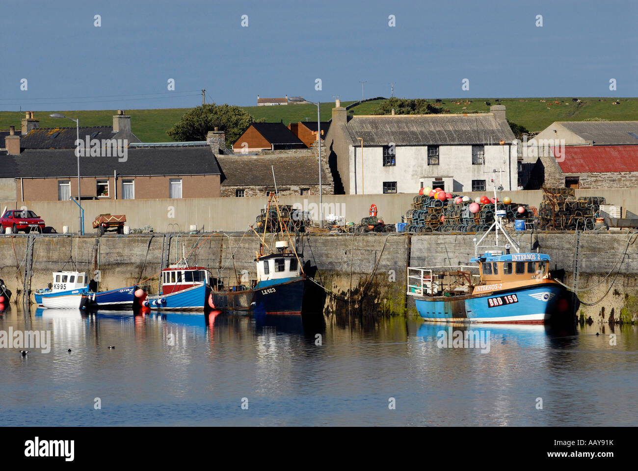 26 06 06 Stronsay Island Orkney Scotland UK Whitehall harbour Photo