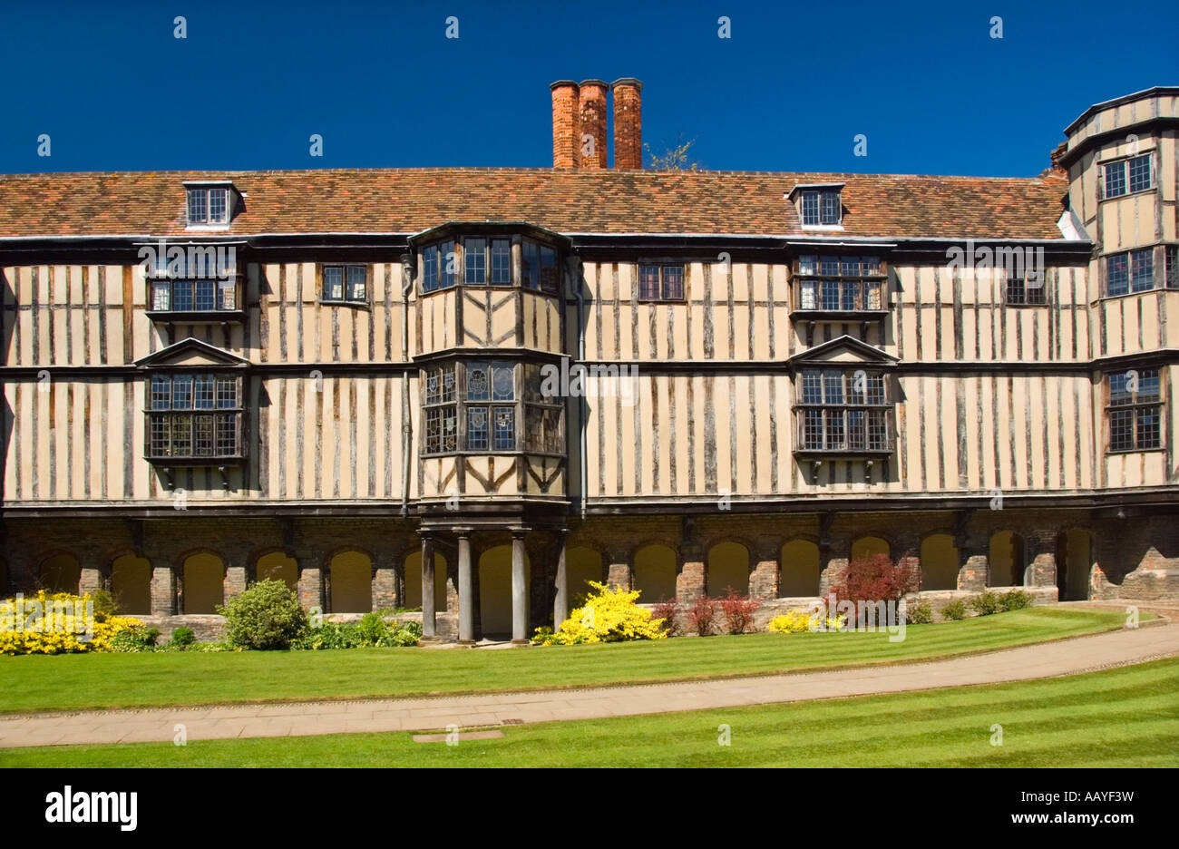 Queens College Cambridge Stock Photo