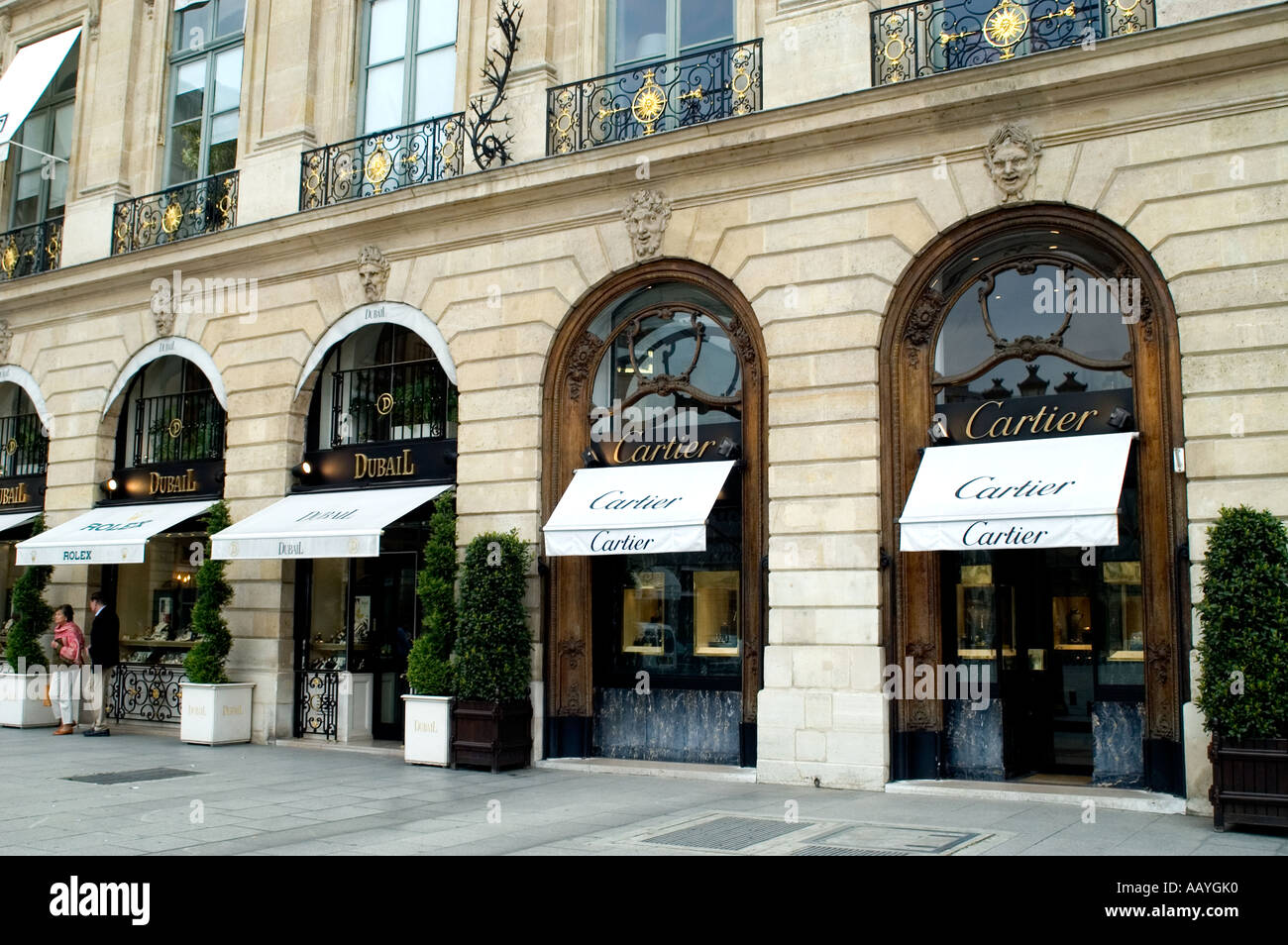 Cartier Place Vendome jeweler jewel Paris France Stock Photo - Alamy