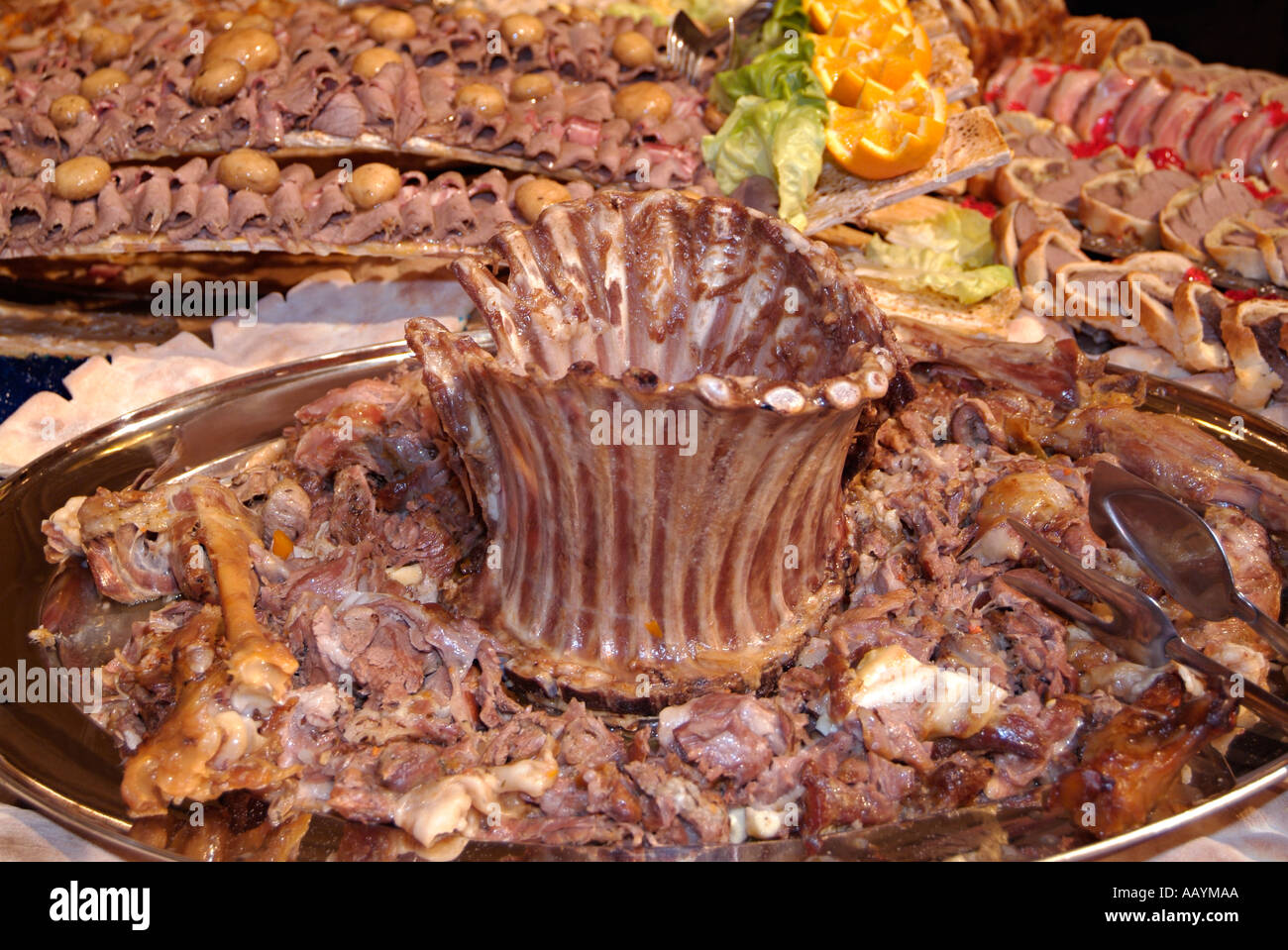 Goat Meat and Ribs Stock Photo Alamy