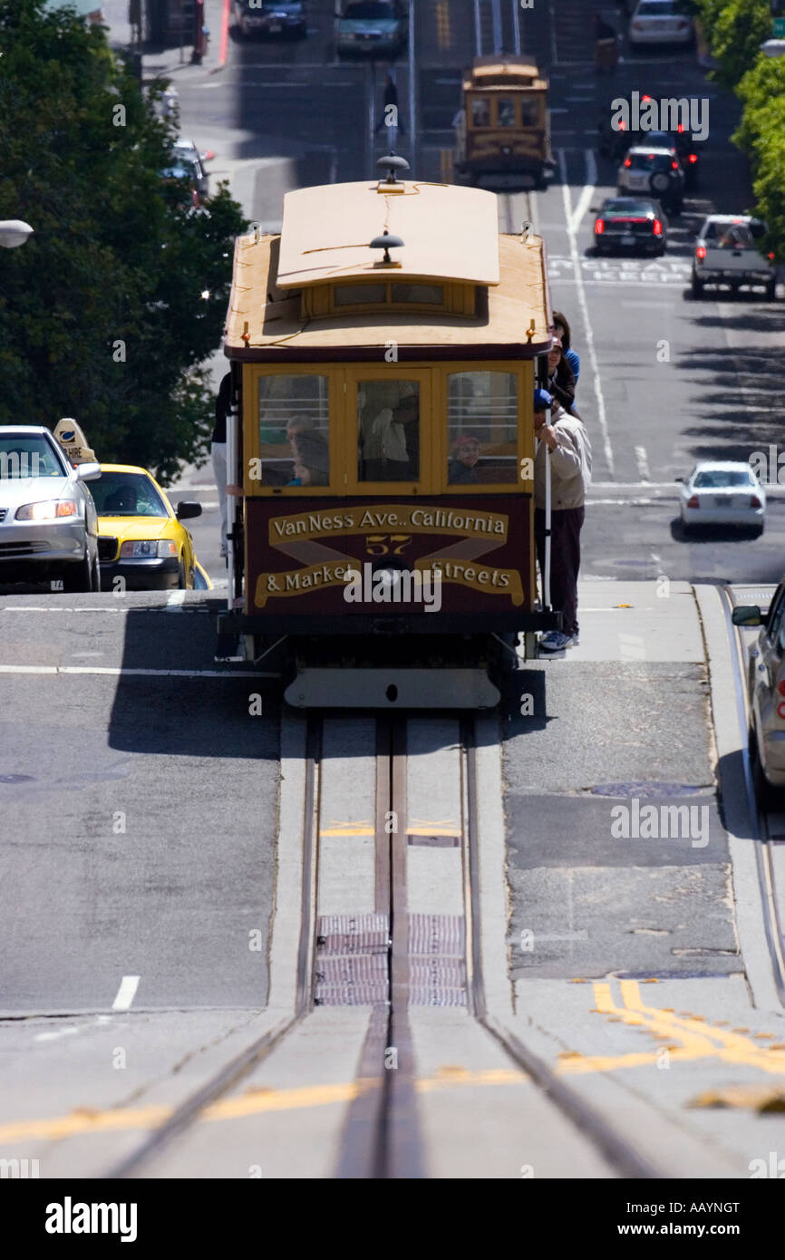 San Francisco cable car Stock Photo