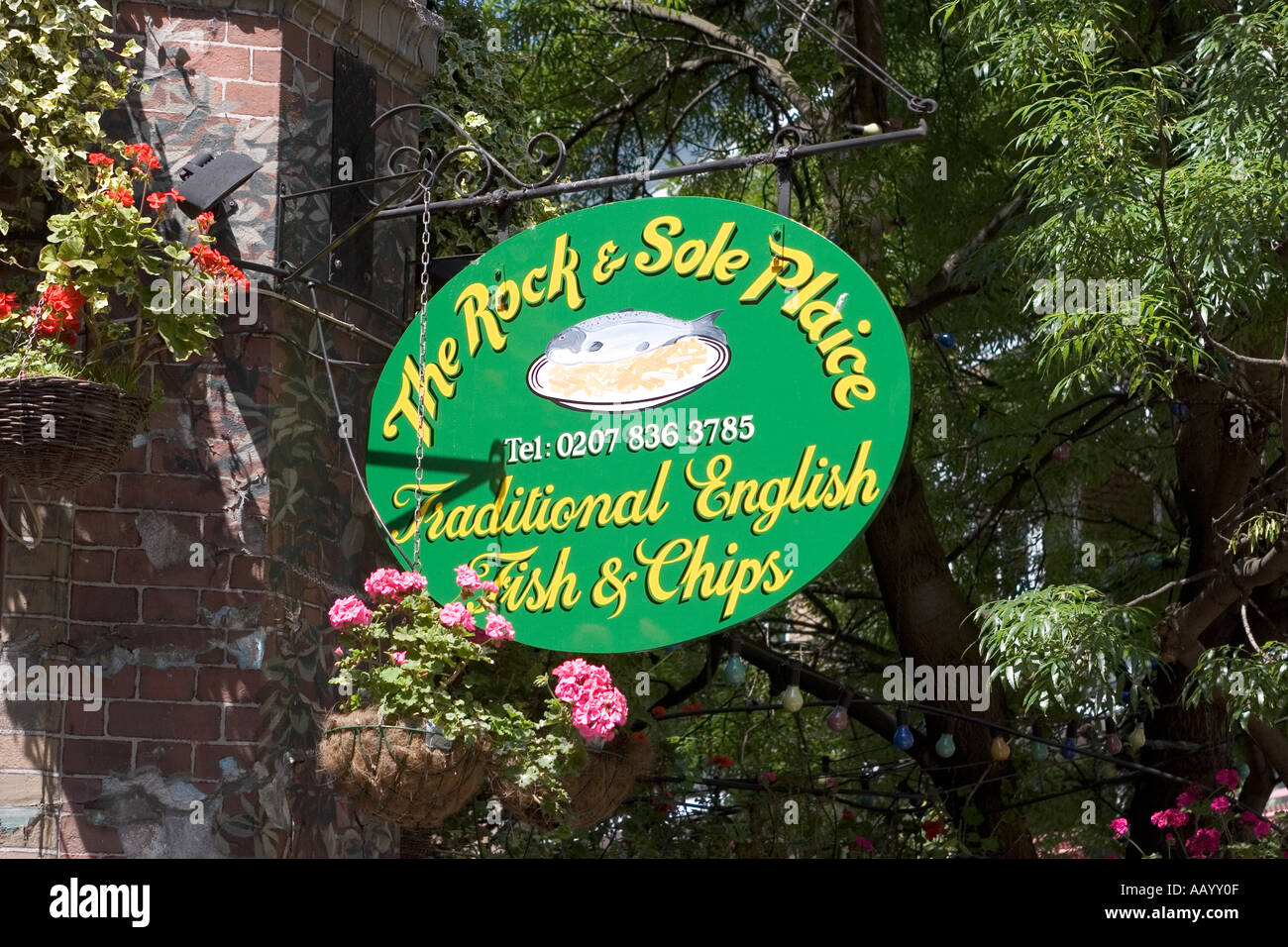 The Rock and Sole Plaice Fish and Chips Restaurant Covent Garden London