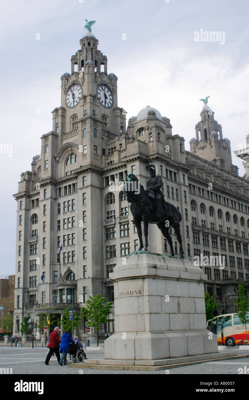 The Liver Building, Liverpool Stock Photo