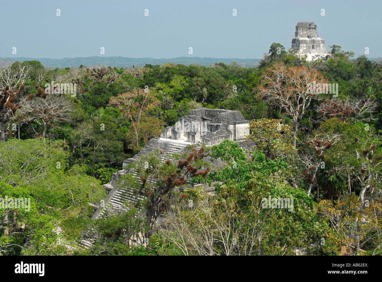 view-of-the-plaza-of-the-lost-world-and-temple-iv-from-top-of-pyramid-AB02EX.jpg