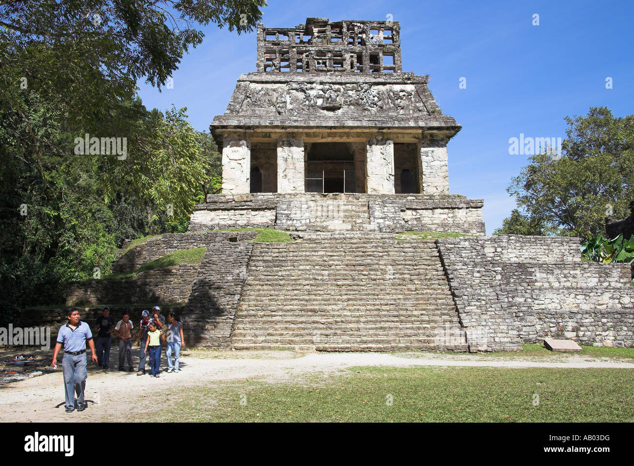 Templo del Sol, Temple of the Sun, Palenque Archaeological Site