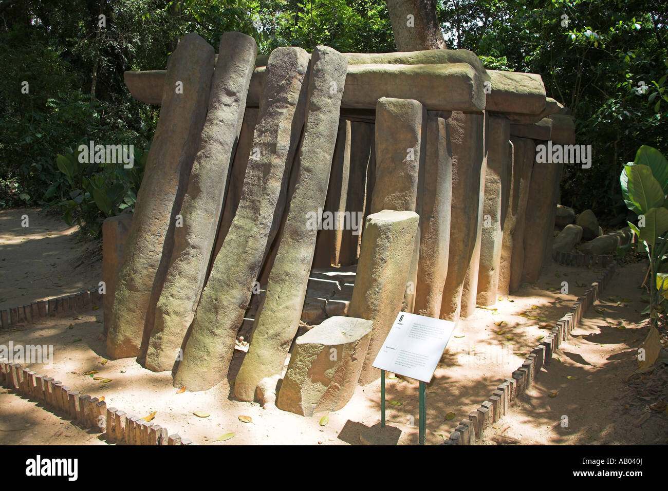 A basalt tomb, Olmec Archaeological Museum, Parque La Venta