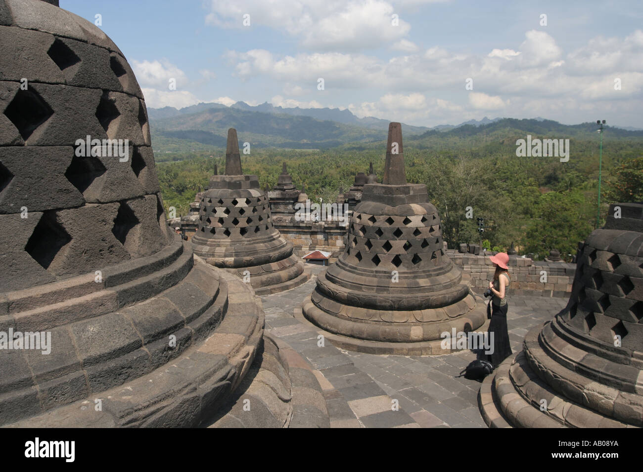 Indonesia - Java - Borobudur Temple Stock Photo - Alamy