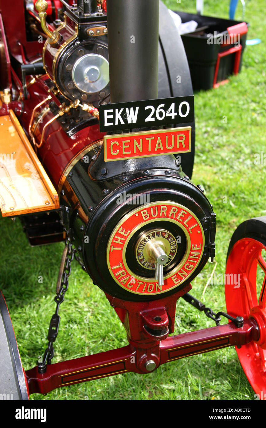 The Burrell scale model traction engine named Centaur Stock Photo Alamy