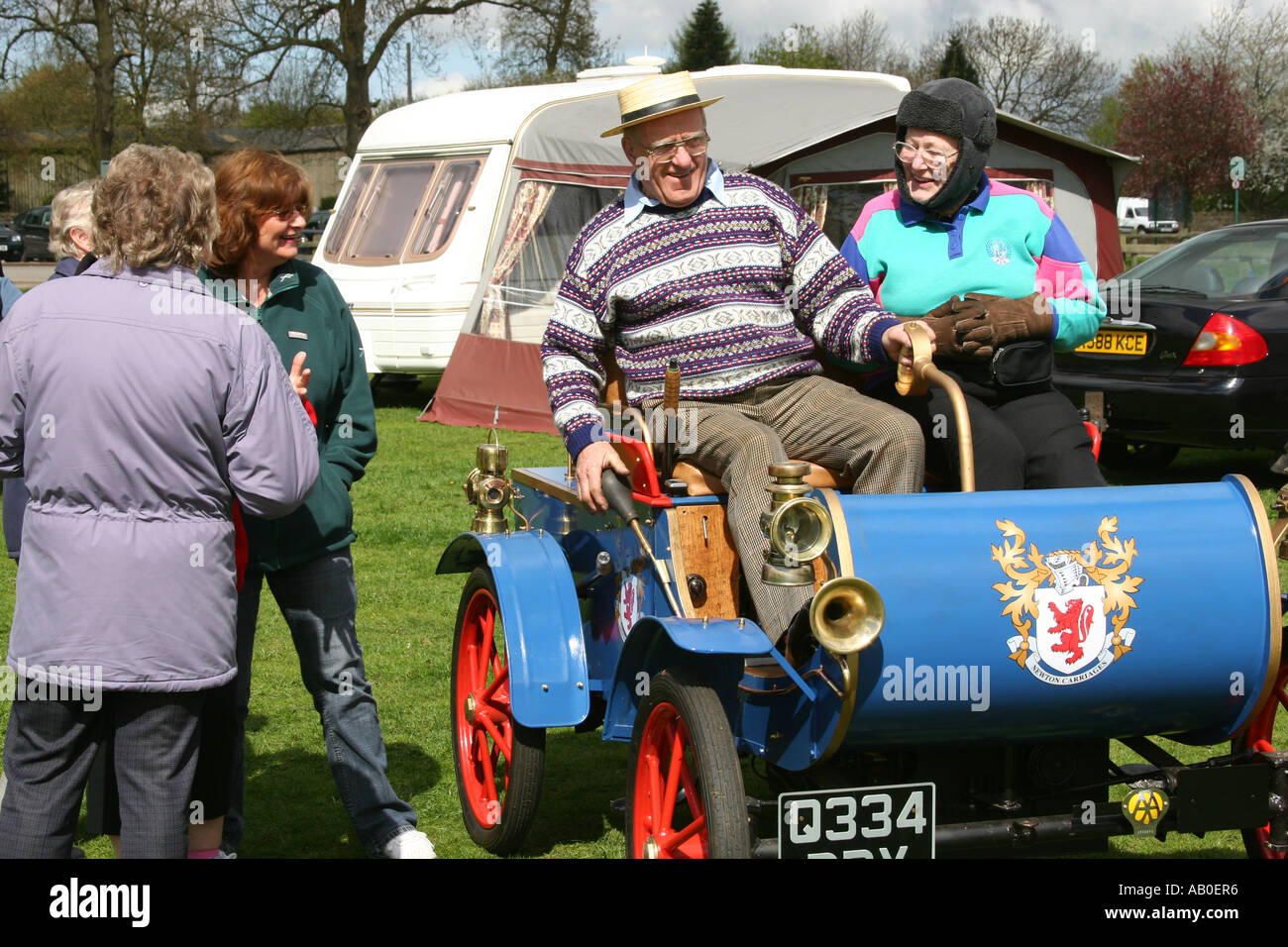 traction engine rally for model engineers Stock Photo - Alamy