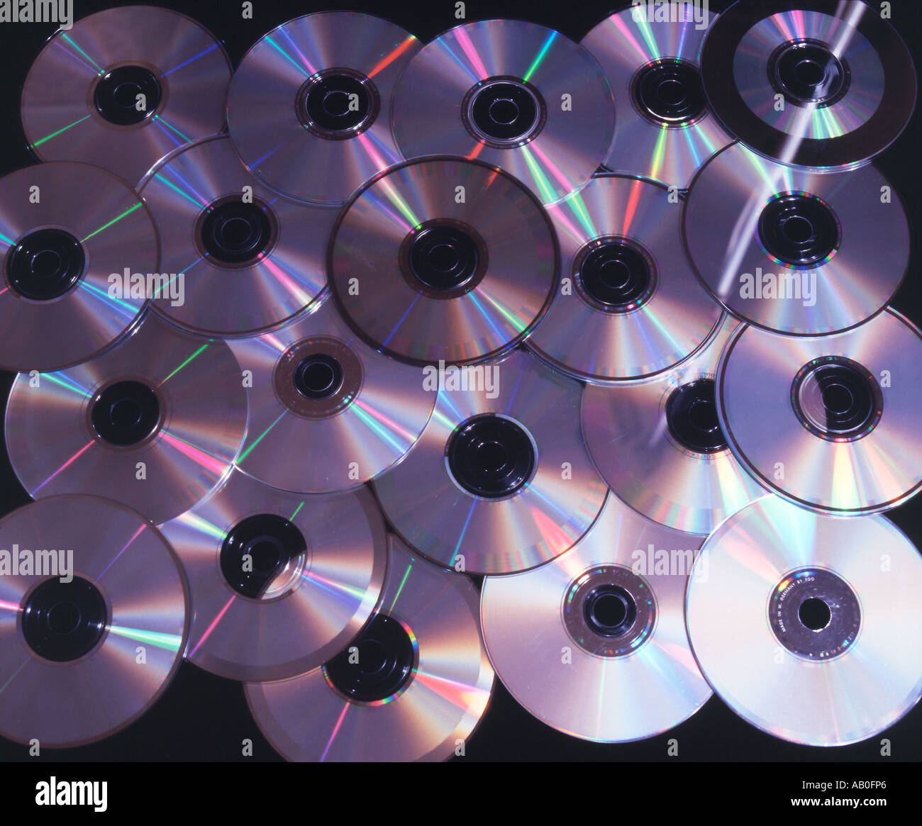 Compact discs Stock Photo