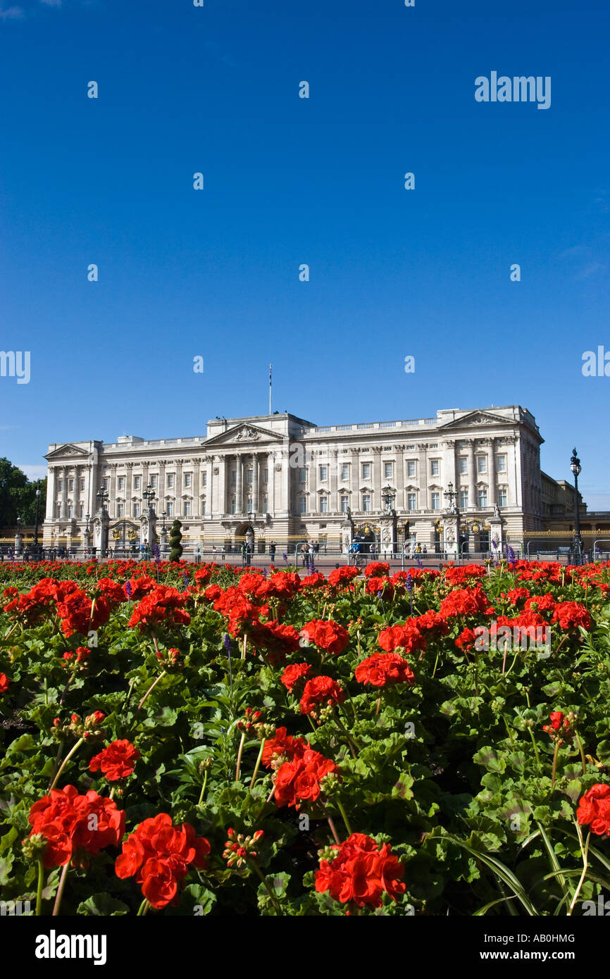 Buckingham Palace London England UK Copy Space Stock Photo
