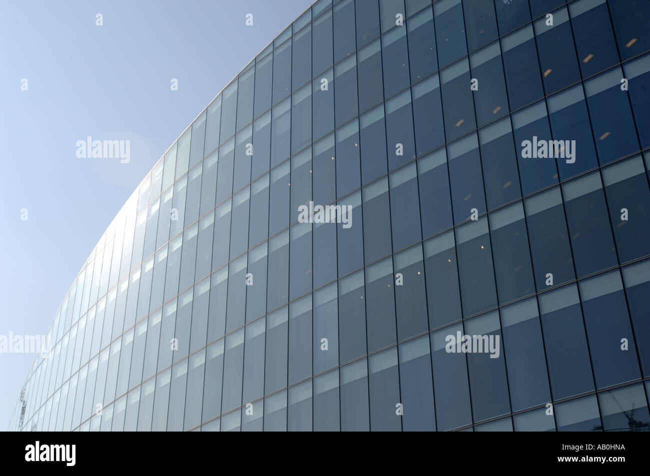 Manchester city centre glass office block Stock Photo - Alamy