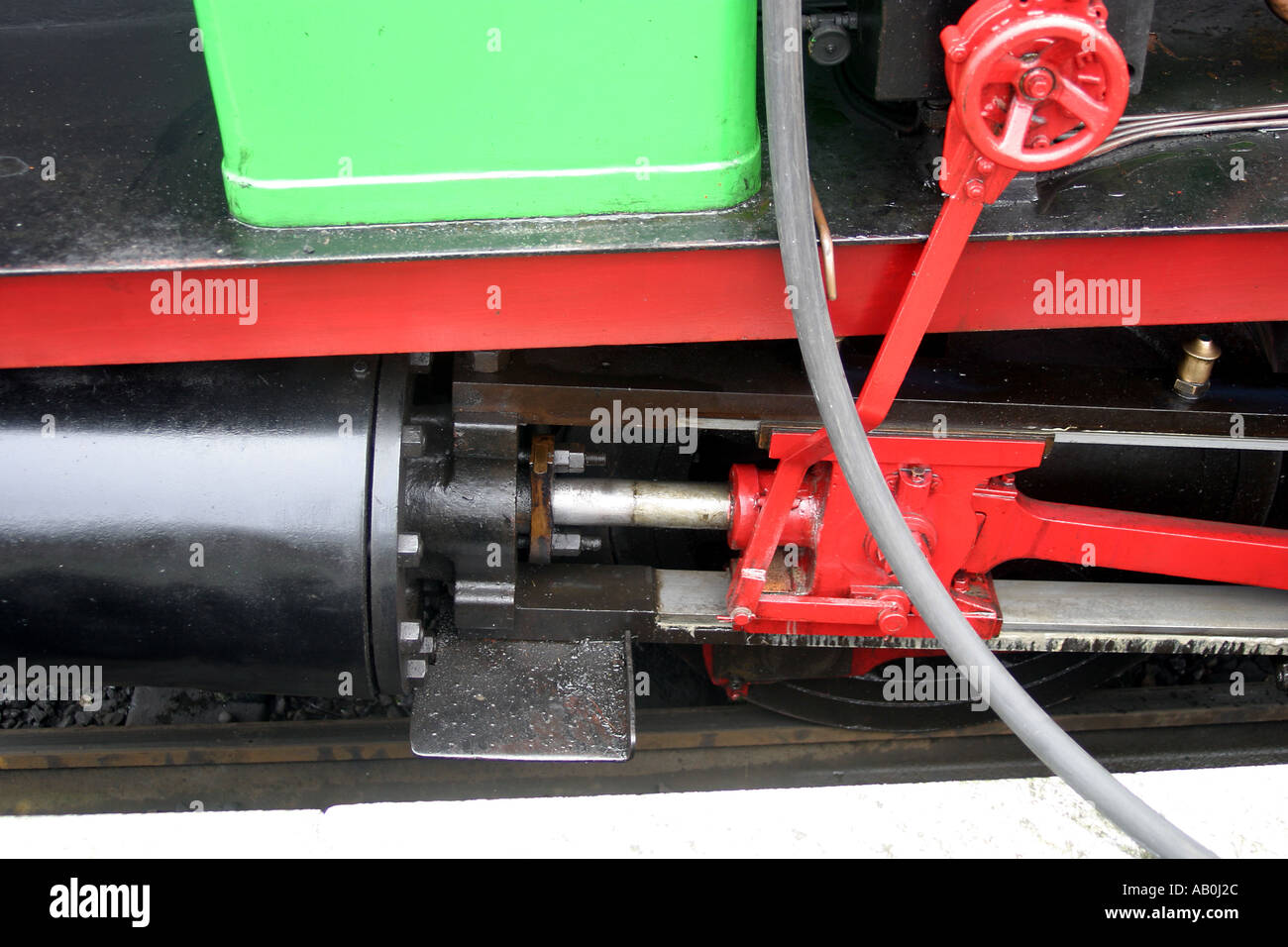 Running gear of a 0 4 0 The Great Central Railway in Loughborough Stock