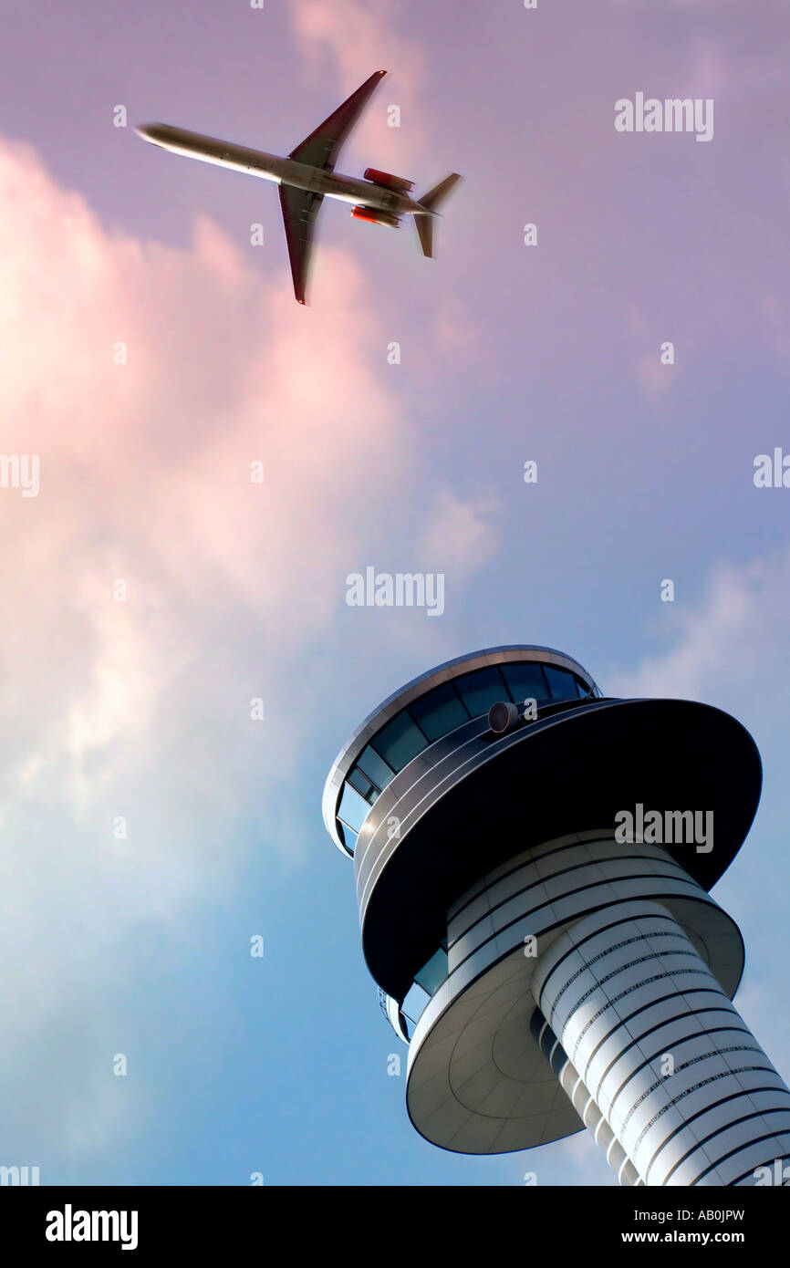 air traffic control tower Stock Photo - Alamy