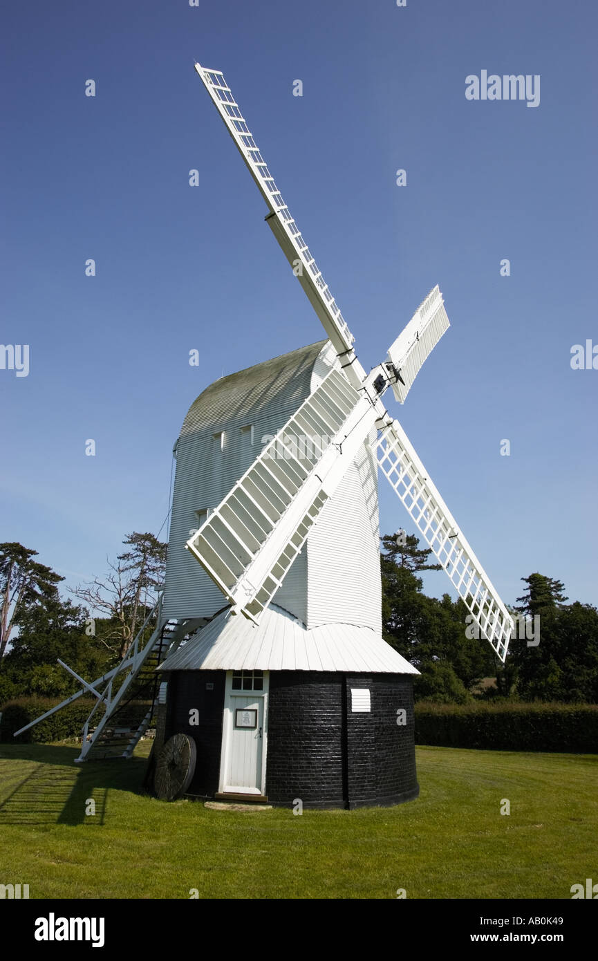 Lowfield Heath Windmill, Charlwood, Surrey, England, UK Stock Photo