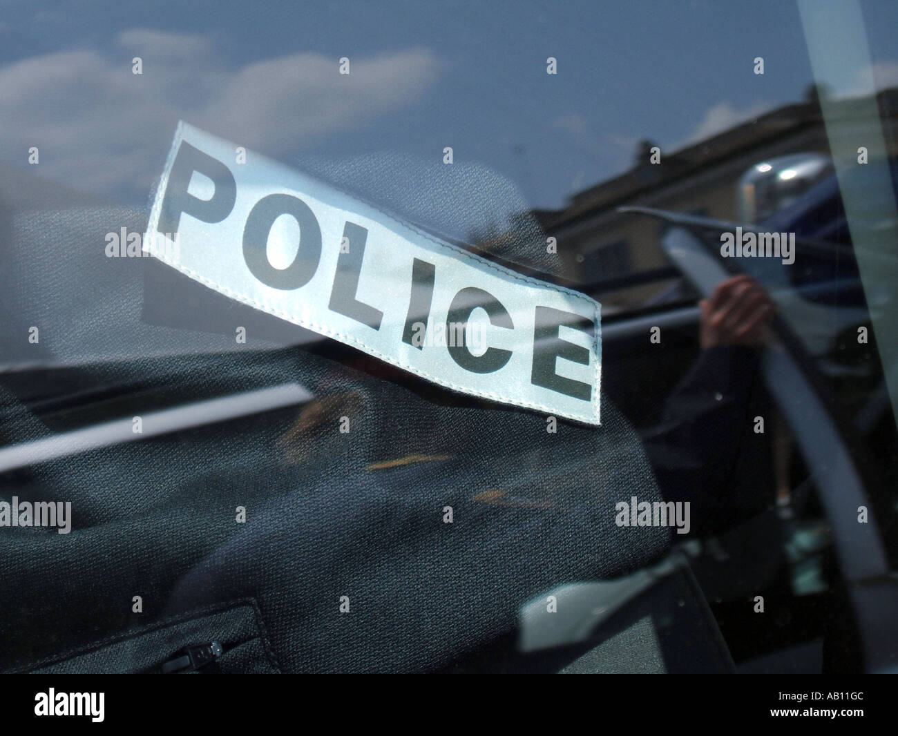 police badge on uniform Stock Photo - Alamy