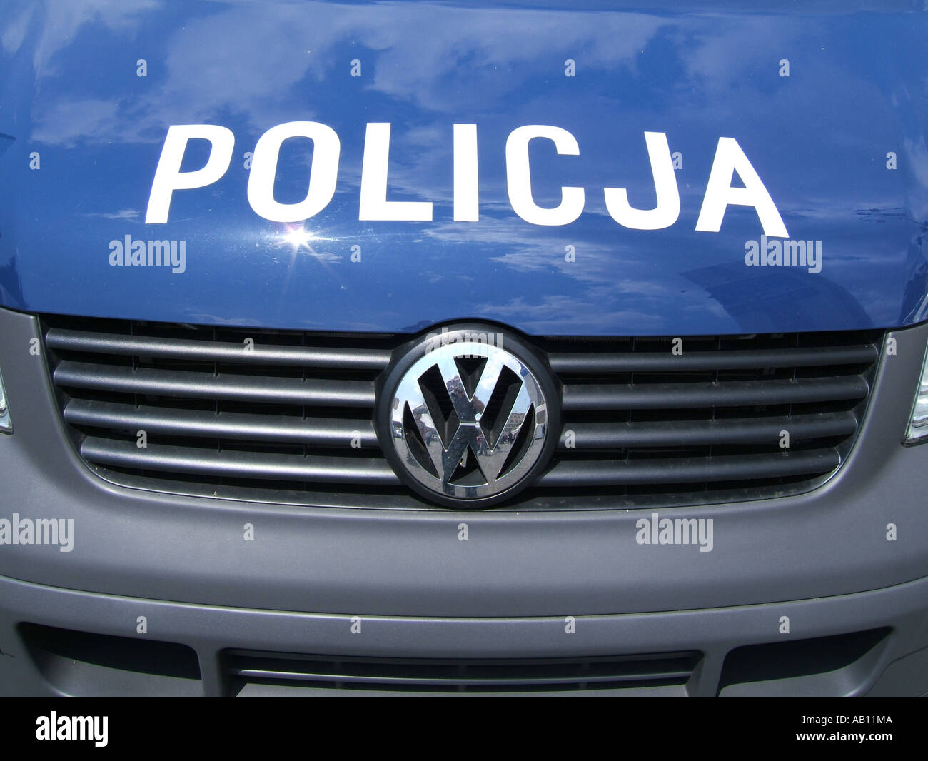 polish police car Stock Photo - Alamy