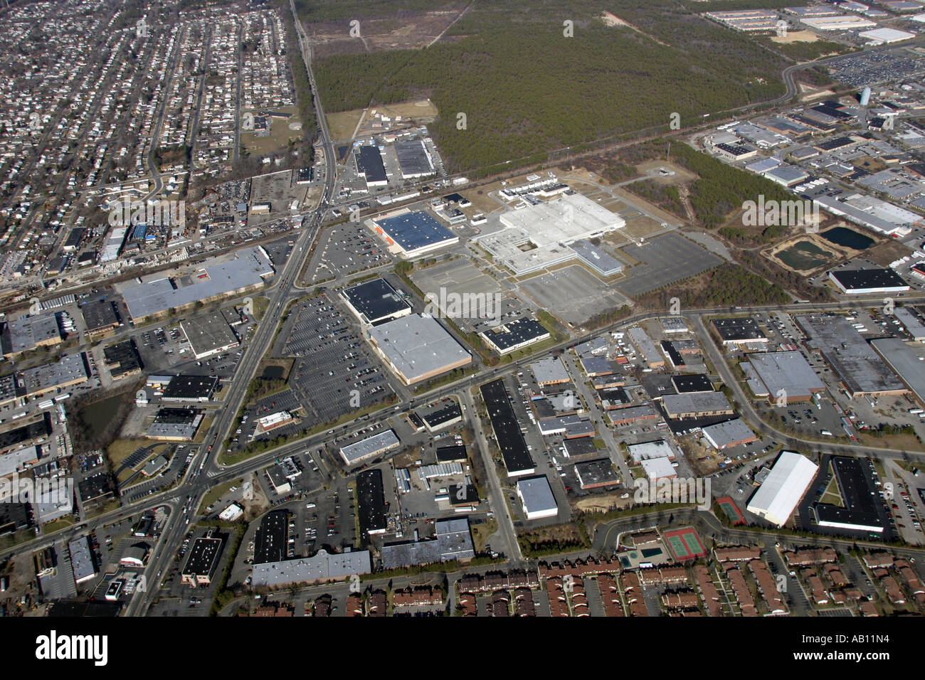Aerial view of Deer Park, Long Island, New York, U.S.A Stock Photo Alamy