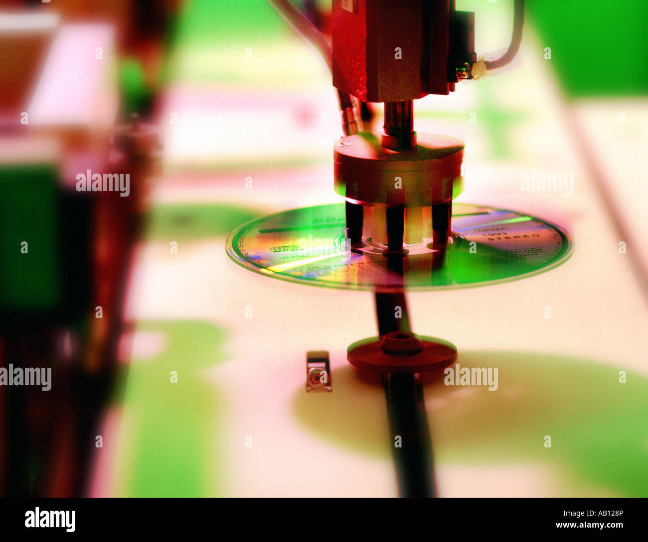 CD Production of Compact Discs Stock Photo Alamy