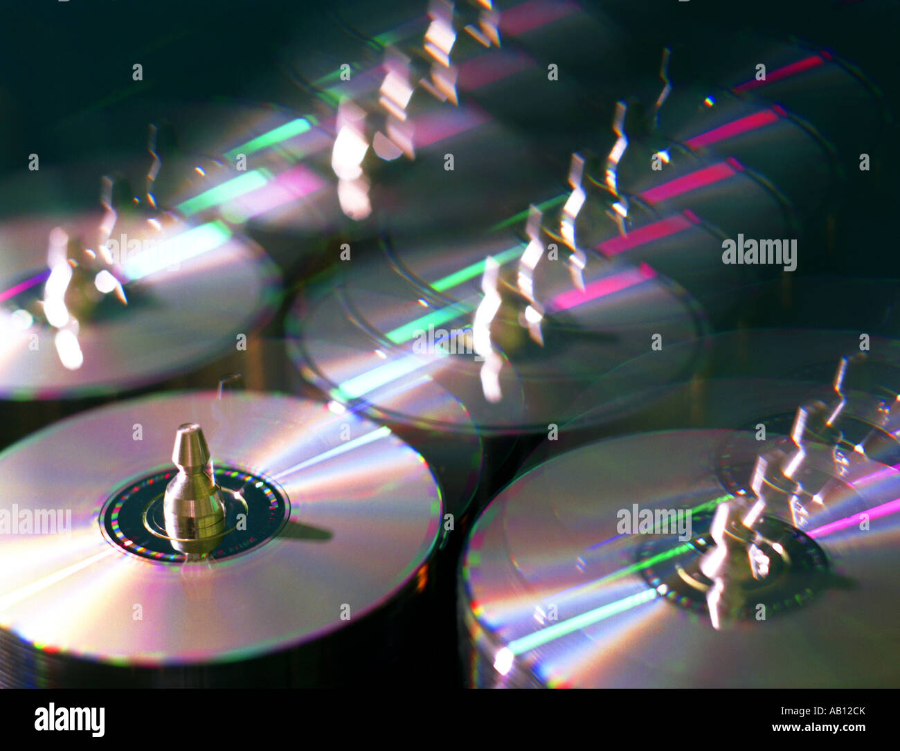 CD Production of Compact Discs Stock Photo Alamy