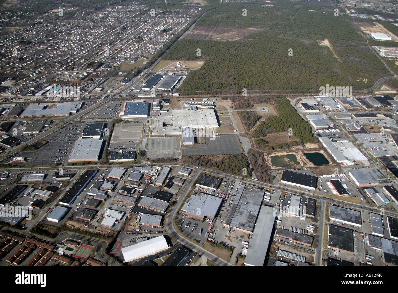 Aerial photo of Deer Park, Long Island, New York, U.S.A Stock Photo Alamy