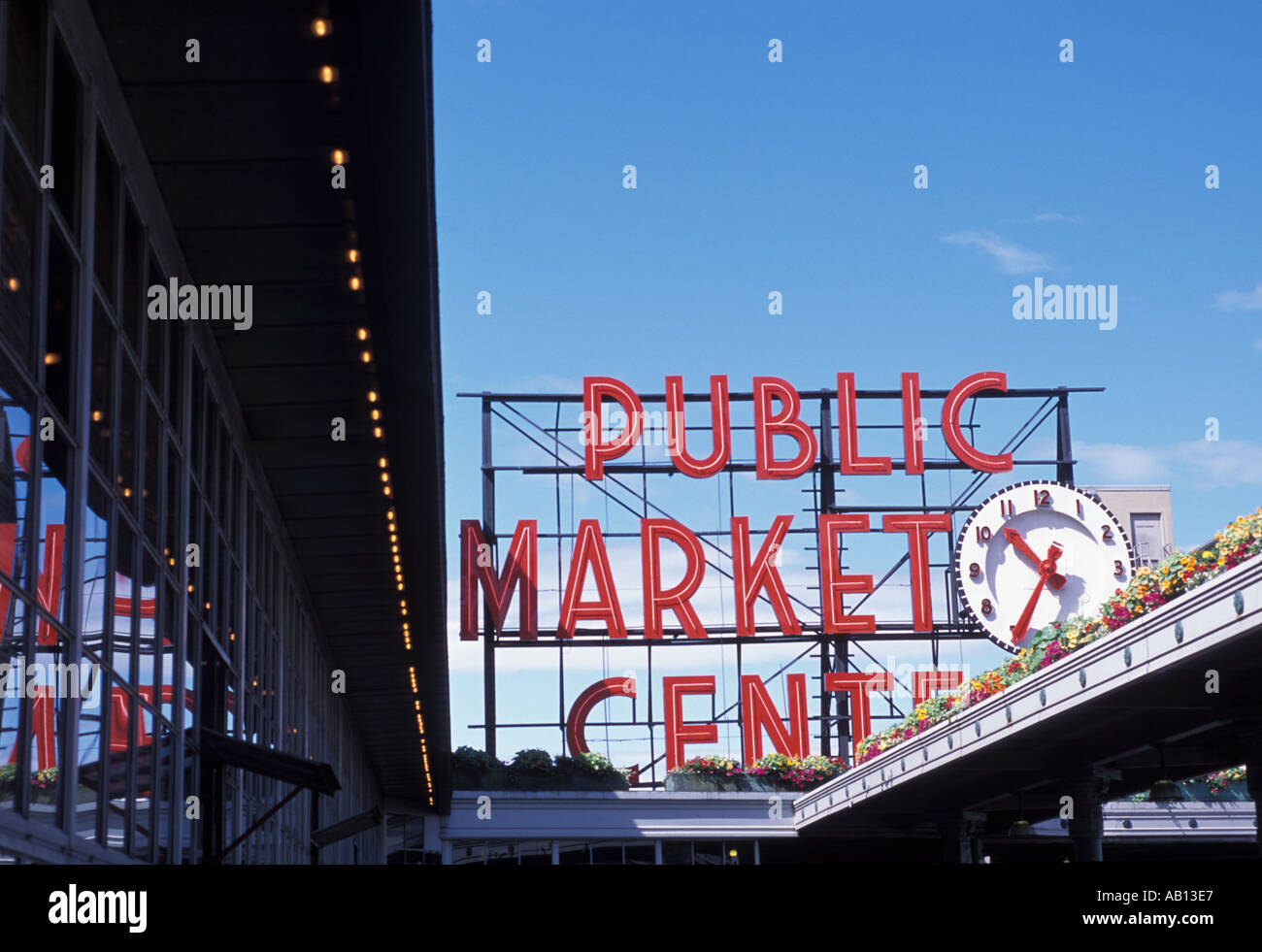 Pikes Place Market Seattle Washington Stock Photo