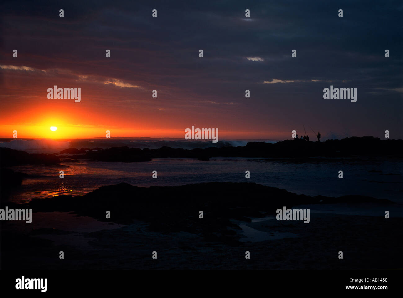 Sea Fishing Cape Town South Africa Stock Photo Alamy