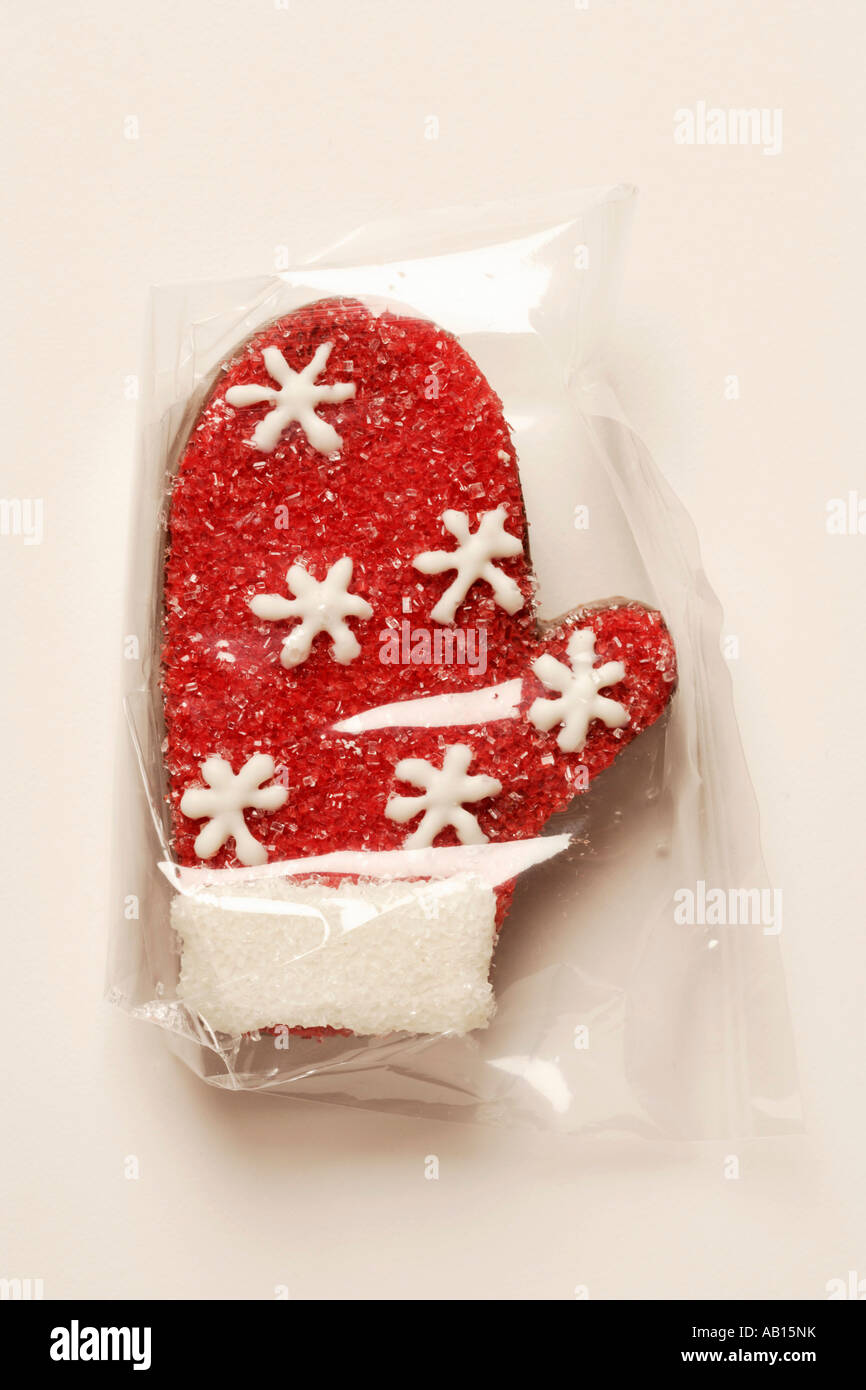Chocolate praline glove with red granulated sugar FoodCollection Stock Photo