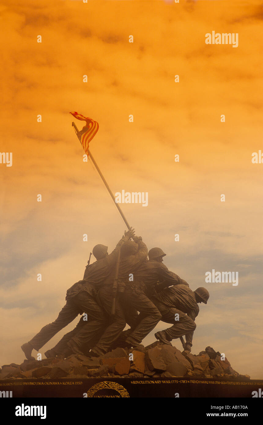 Marine Corps Memorial Iwo Jima Statue Washington DC Stock Photo Alamy