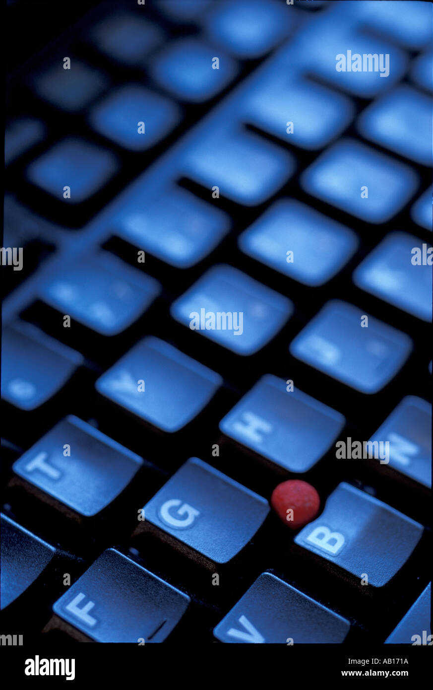 IBM laptop keyboard Stock Photo - Alamy