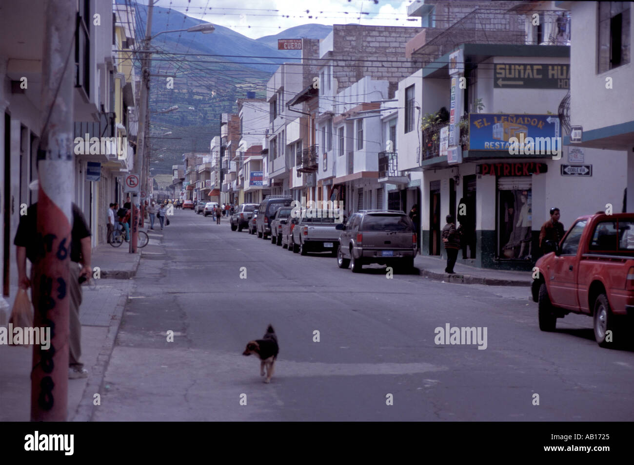 Ecuador street Stock Photo