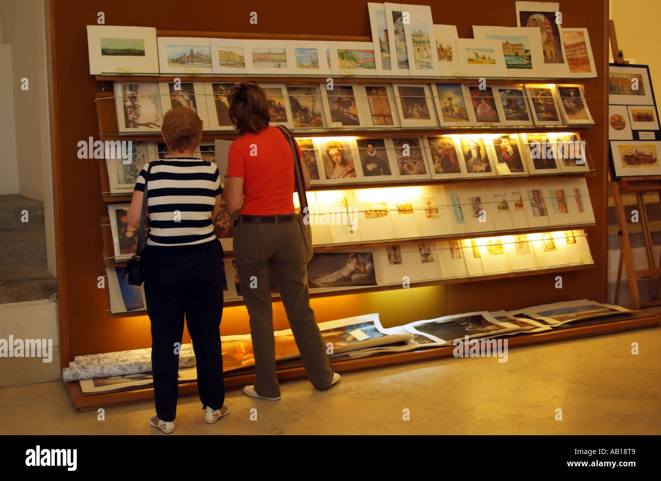 Palacio Real. Madrid Spain Europe EU Souvenir and gift shop Stock Photo -  Alamy